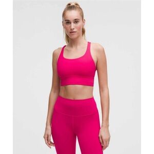 Lululemon | 2025 Energy Longline Bra B–D Cups Passionate Size 10